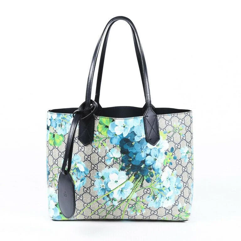 Gucci Small Blooms GG Supreme Reversible Tote