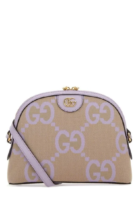 Gucci Women Jumbo Gg Fabric Small Ophidia Crossbody Bag