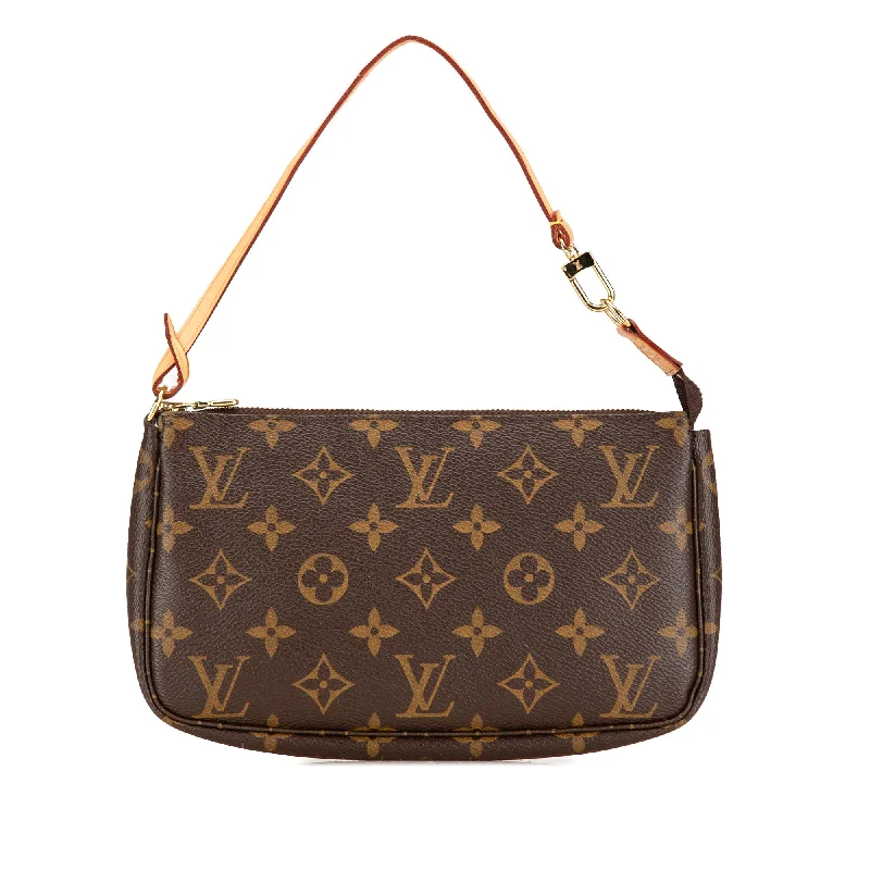 Brown Louis Vuitton Monogram Pochette Accessoires Shoulder Bag