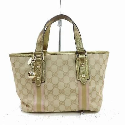 Gucci Tote Bag Light Brown Canvas (SHC1-15961)