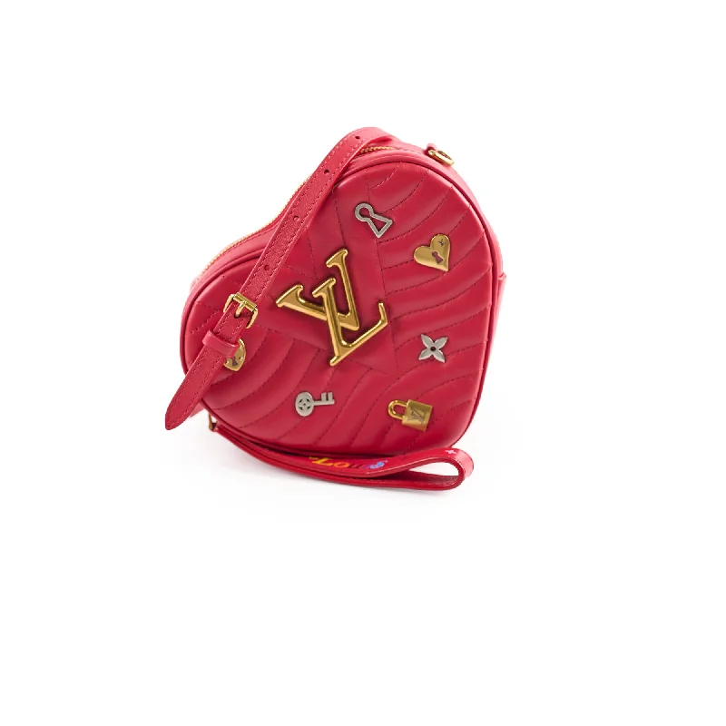 Louis Vuitton New Wave Heart Crossbody Red