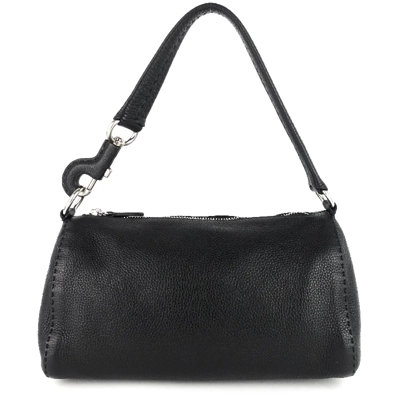 Vitello Daino Leather Shoulder Bag