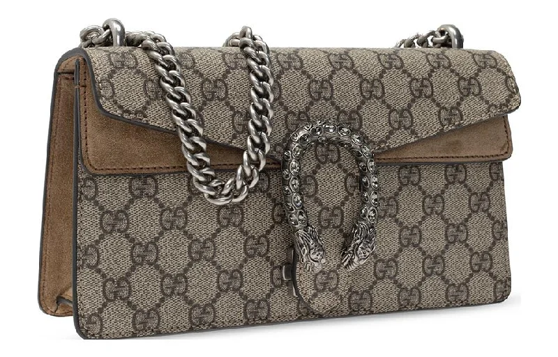 (WMNS) GUCCI GG Dionysus Small-Sized Single-Shoulder Bag Grey/Brown 499623-92TJN-8660