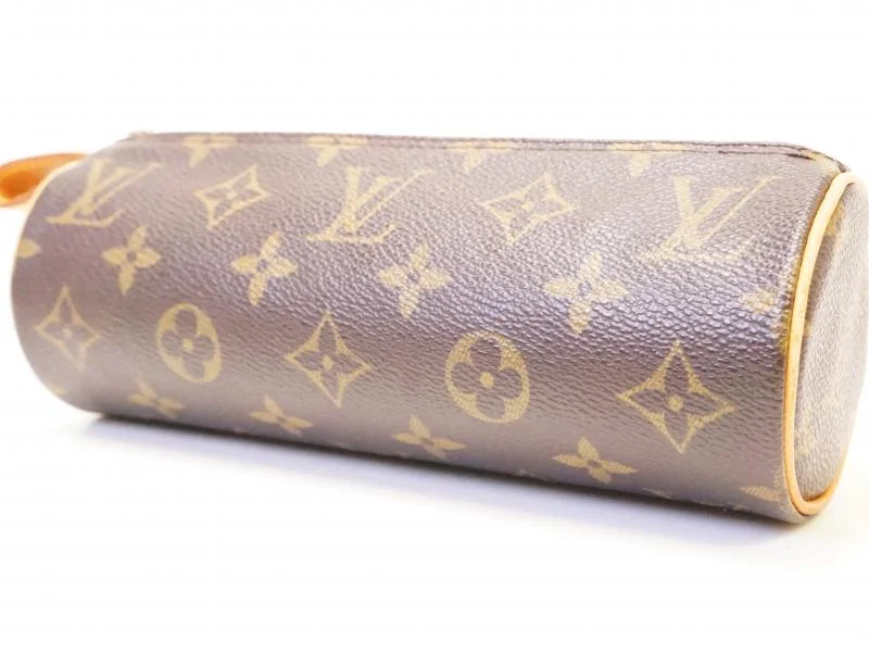 Authentic Pre-owned Louis Vuitton Monogram Trousse Ronde Pen Case Cosmetic Pouch Bag M47630 210896