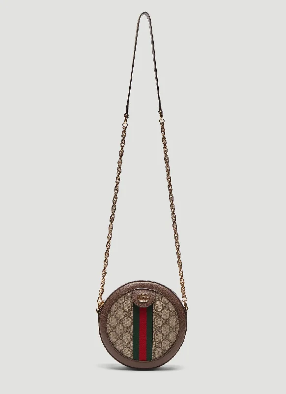 Gucci Women Ophidia Mini Gg Round Shoulder Bag