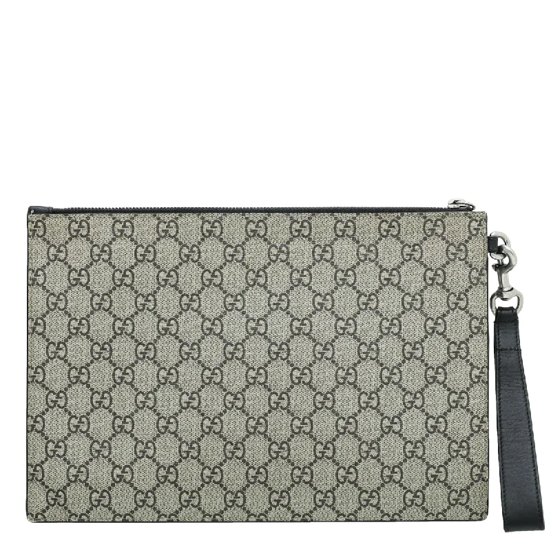 Gucci Bicolor GG Supreme Bestiary Bee Pouch