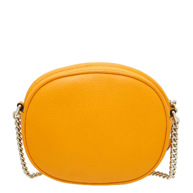 Gucci Orange Soho Tassel Mini Crossbody Bag