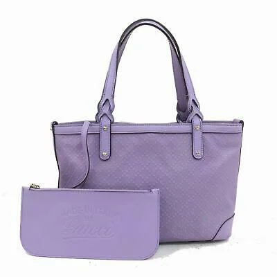 Gucci Tote Bag Diamante Purple PVC (SHC1-15970)