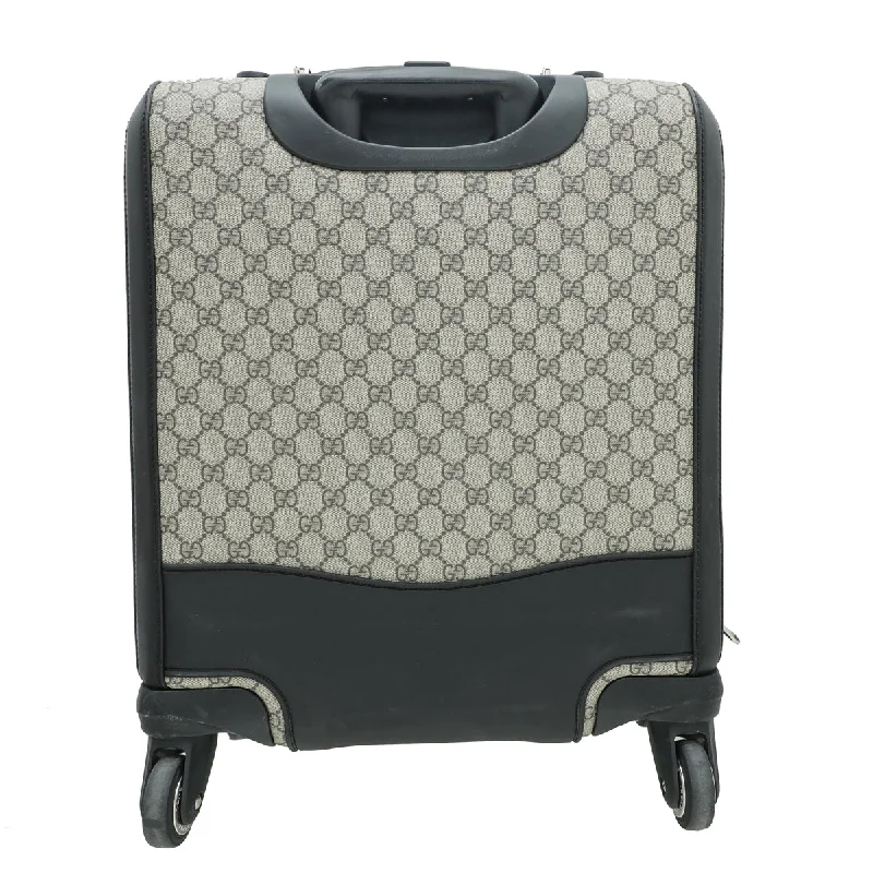 Gucci Bicolor GG Supreme Carry On Suitcase Bag