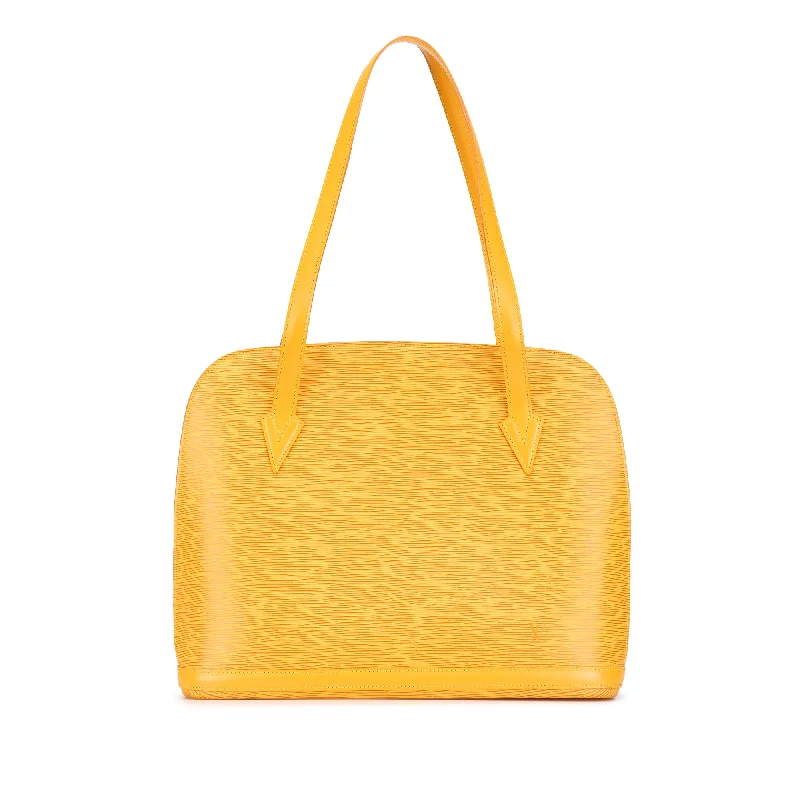 Yellow Louis Vuitton Epi Lussac Shoulder Bag