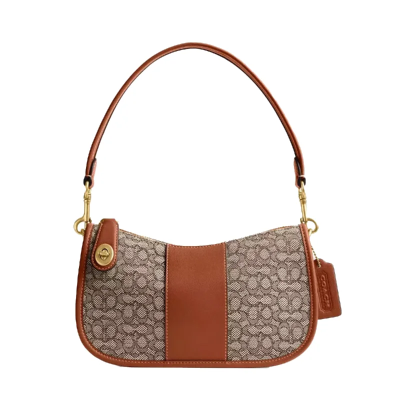 Coach Mini Signature Jacquard Swinger