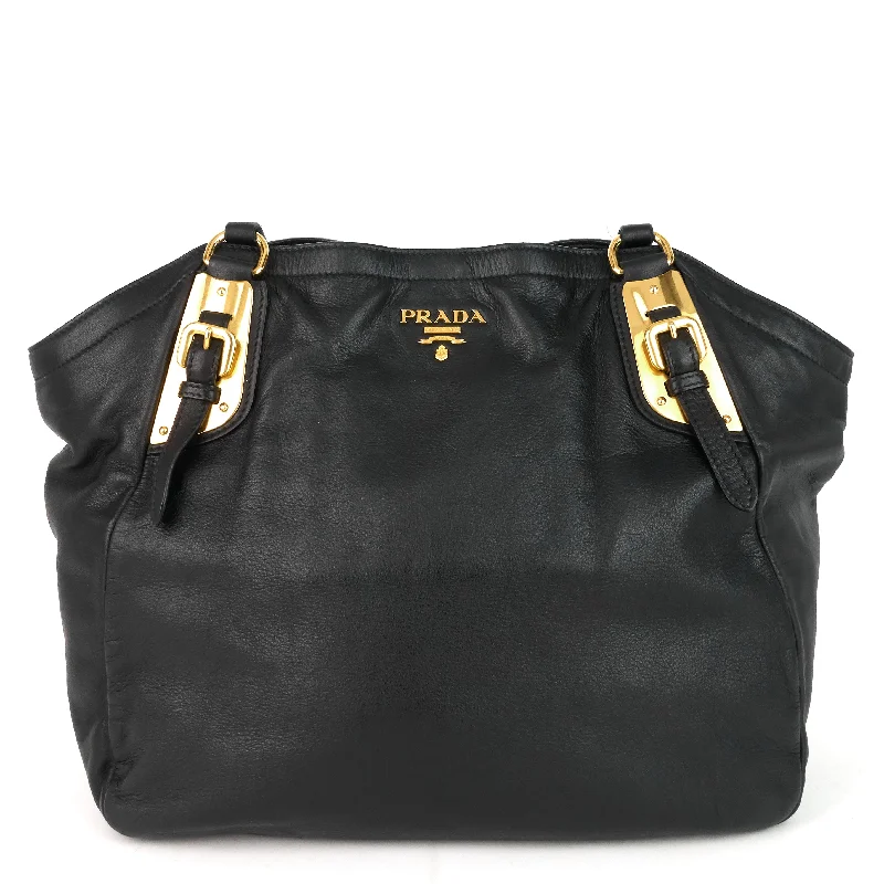 Convertible Bucket Soft Calf Leather Bag