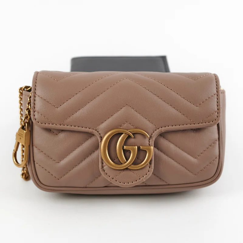 Gucci Super Marmont Pink Crossbody Bag