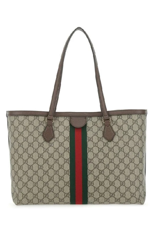 Gucci Women Printed Gg Supreme Fabric Ophidia Shopping Bag