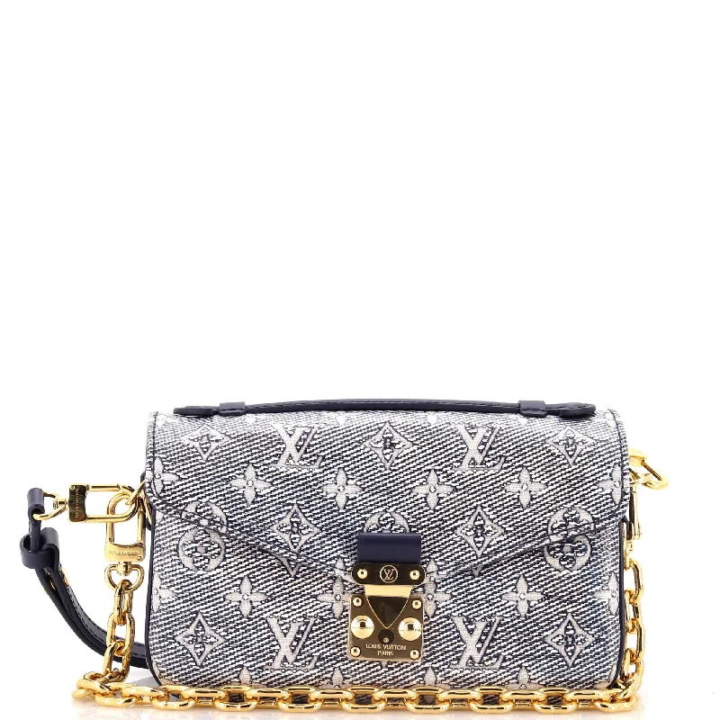 Pochette Metis Monoglam Jacquard Canvas East West