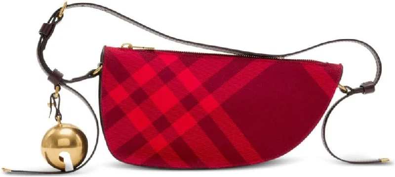 Women's Shield Mini Shoulder Bag in Red | Size UNI | 8079161B7338