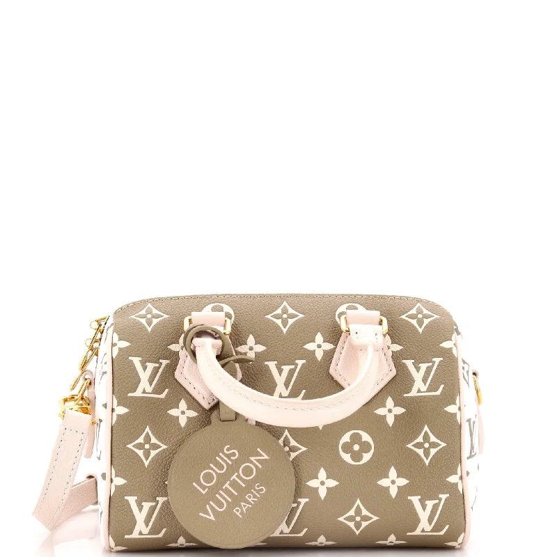 Speedy Bandouliere Bag Spring in the City Monogram Empreinte Leather 20