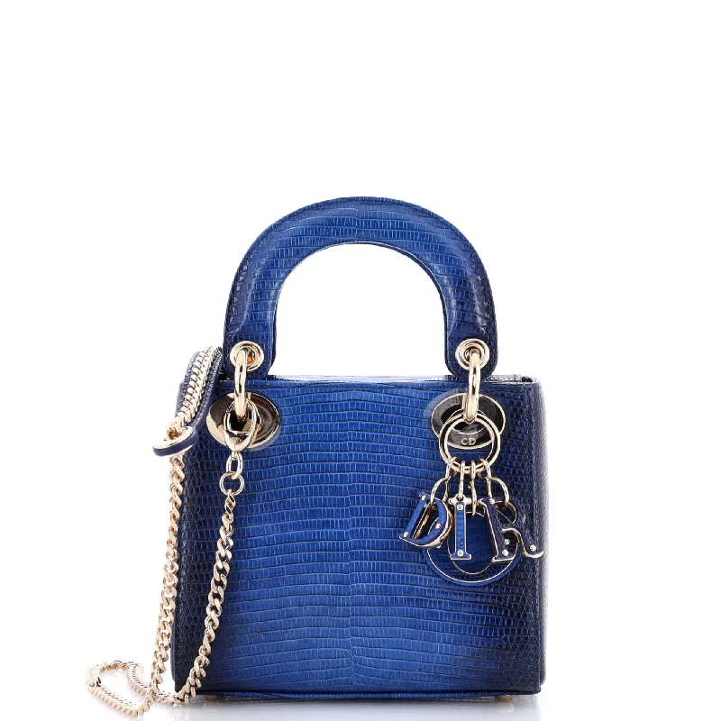 Lady Dior Bag Lizard Mini