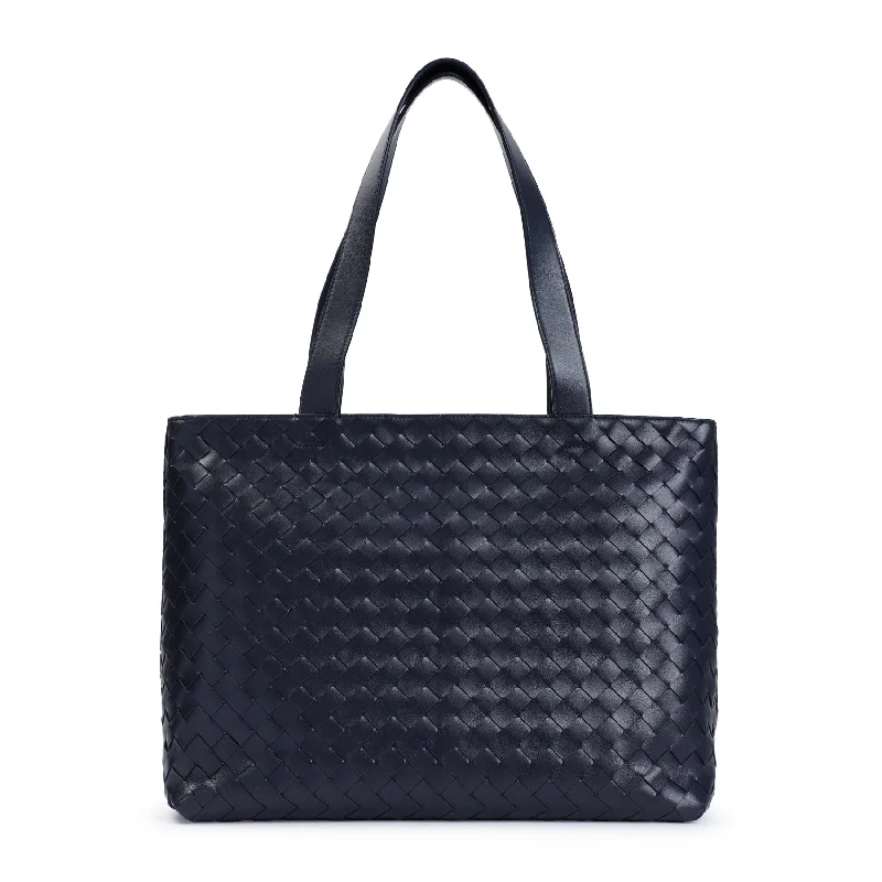 Bottega Veneta Men Bottega Veneta Small Intrecciato Tote Bag