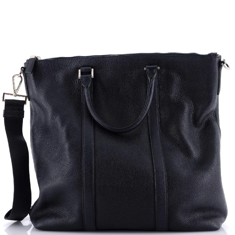 Convertible Zip Tote Vitello Daino Tall