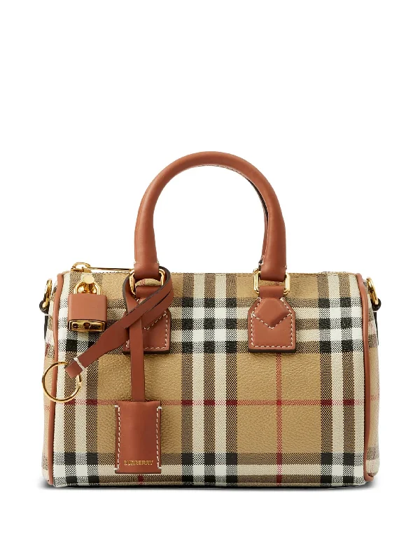 Burberry Check Mini Bowling bag 8071357