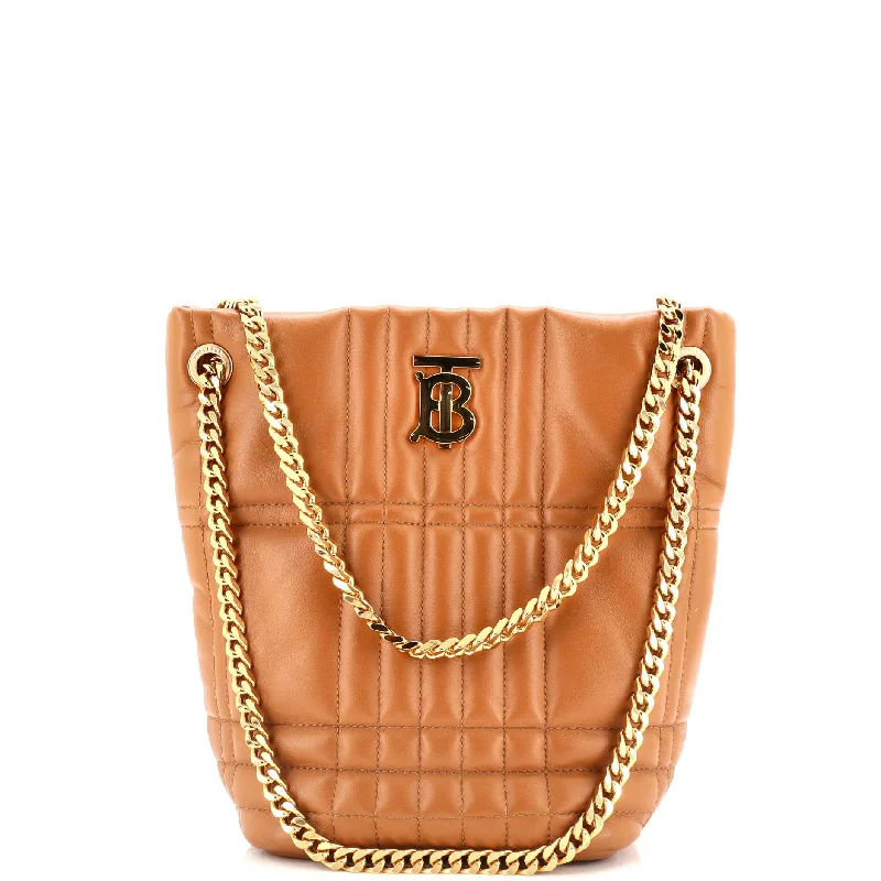 Lola Bucket Bag Quilted Lambskin Small