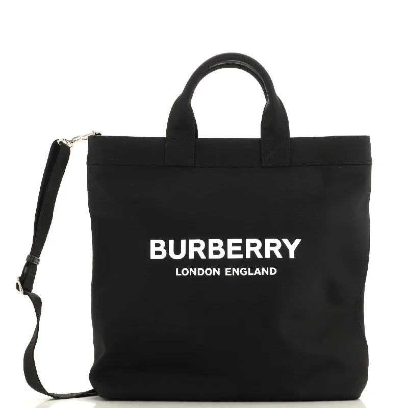 Logo Convertible Tote Nylon Large