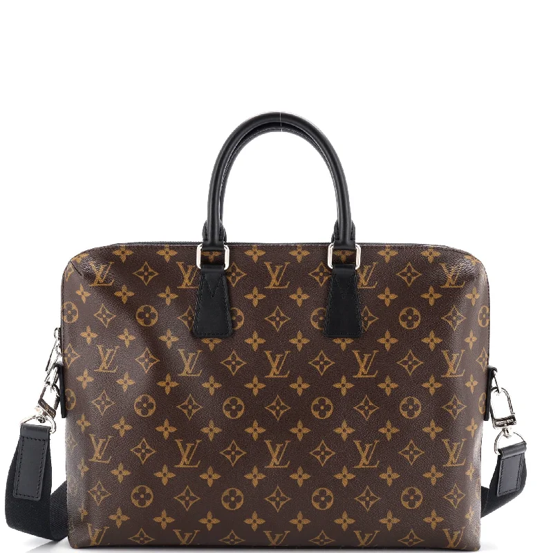 Porte-Documents Jour Bag Macassar Monogram Canvas