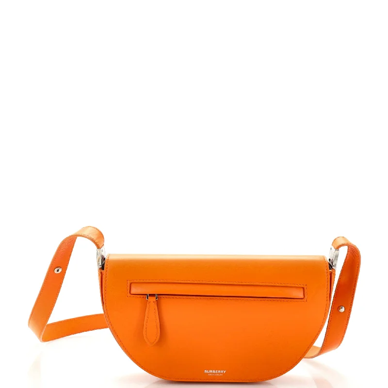 Olympia Zip Shoulder Bag Leather Small