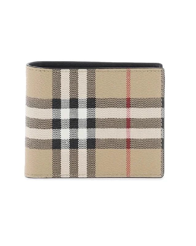 BURBERRY BIFOLD WALLET WITH CHECK MOTIV 8069813