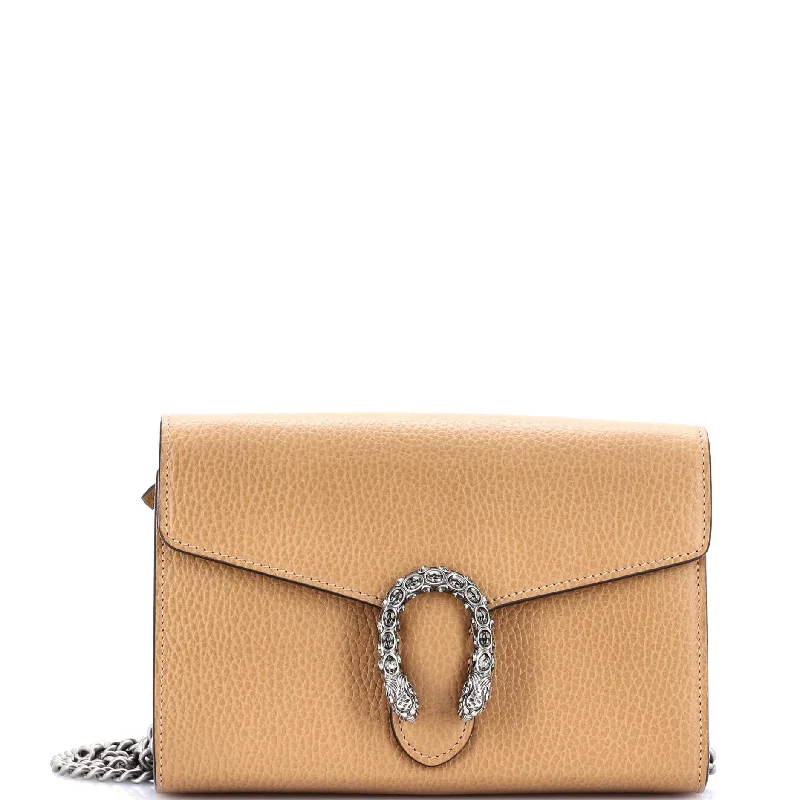 Dionysus Chain Wallet Leather with Embellished Detail Small