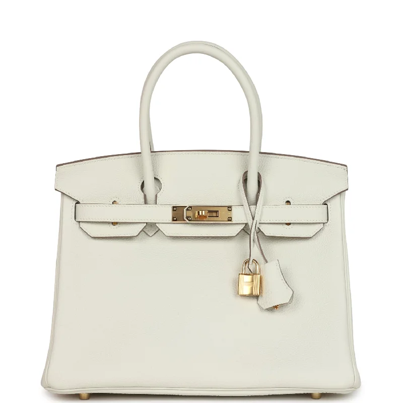 Hermes Birkin 30 Mushroom Togo Gold Hardware