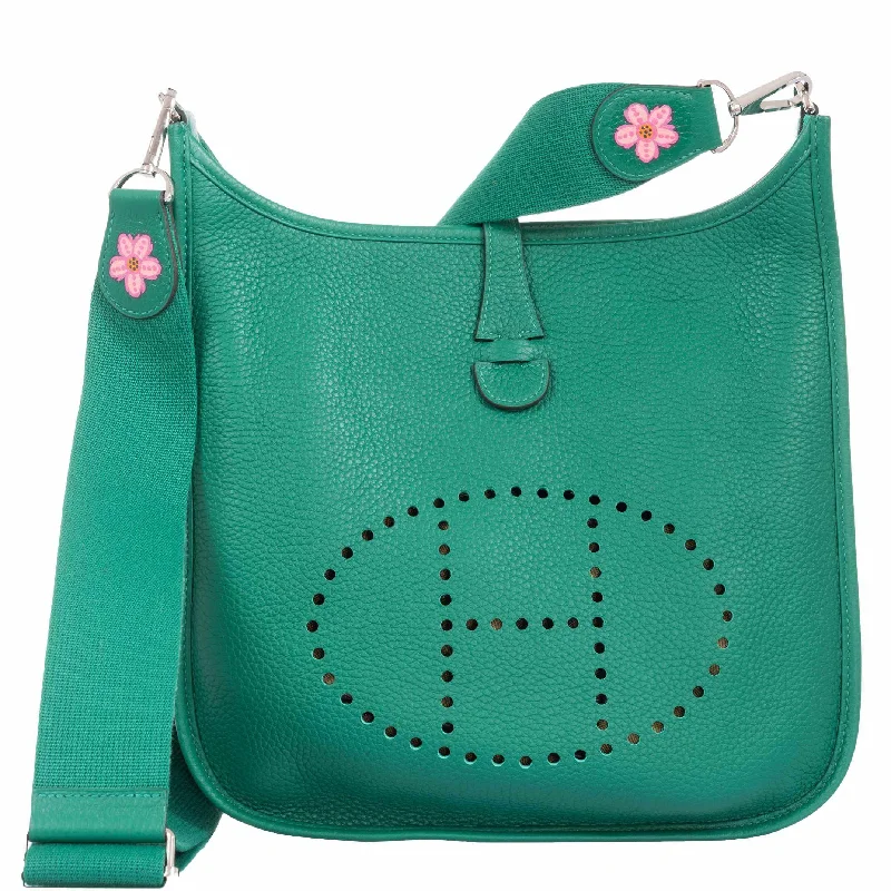 Hermès Evelyne III PM Vert Vertigo Clemence Daisy * JaneFinds Custom Shop