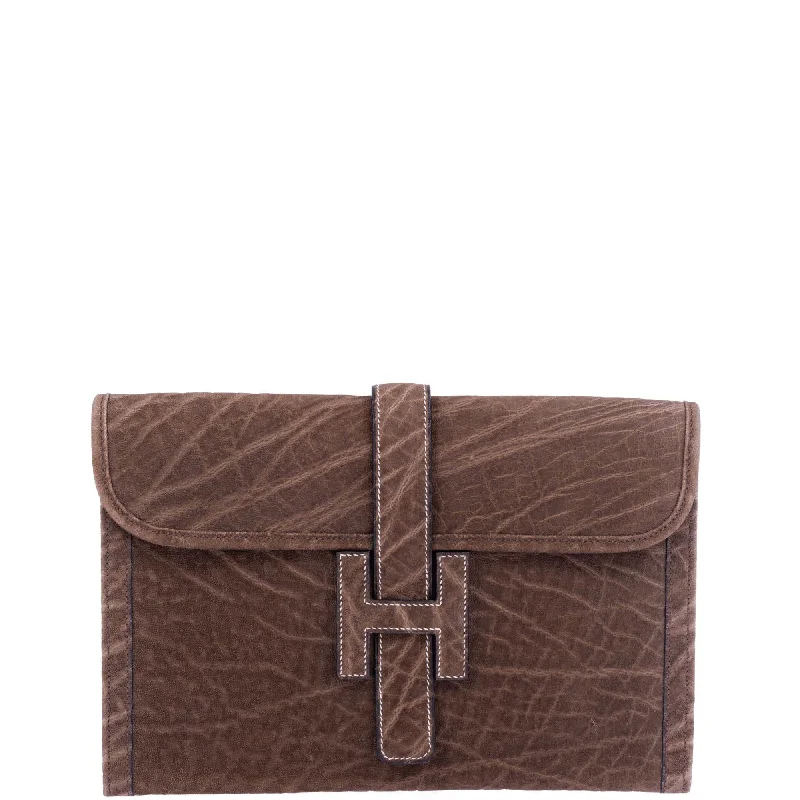 Hermès Jige 29 Brown Elephant