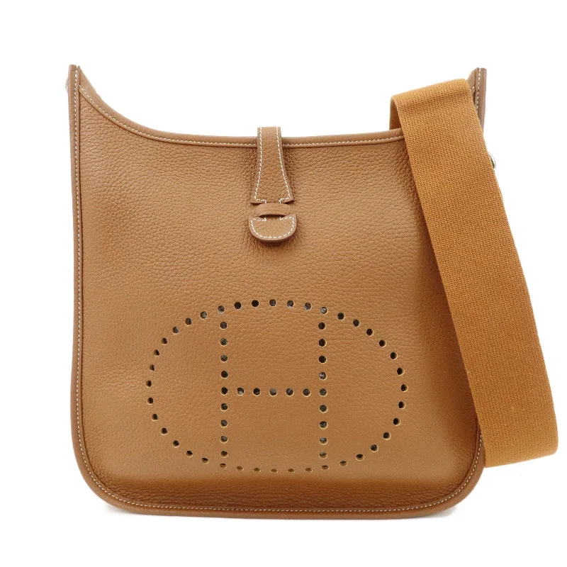 HERMES Taurillon Clemence Evelyn 3PM B Stamp Shoulder Bag