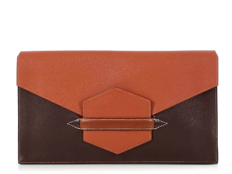 Hermès Tricolor Faco II Convertible Clutch