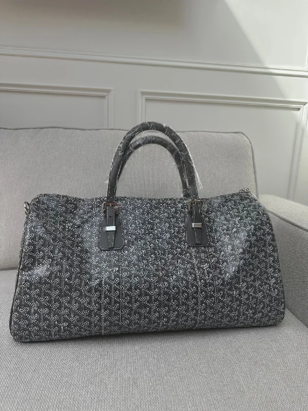 Goyard Boston 50 Duffle Bag (Grey)