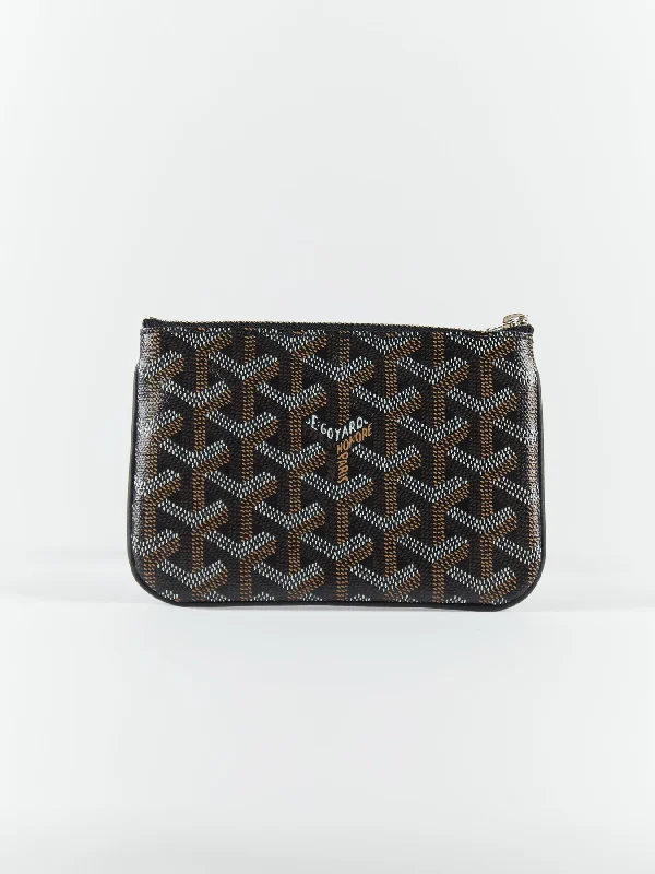 Goyard Mini Senat Pouch (Black)