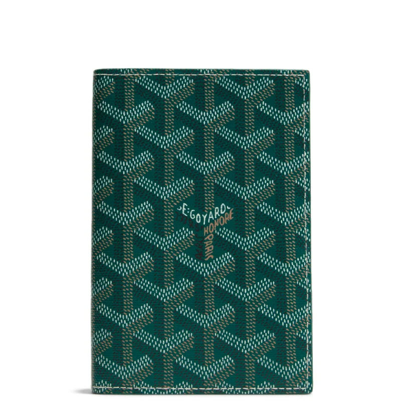 GOYARD Grenelle Passport Cover-Green