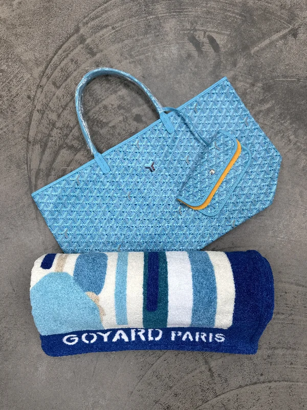 Goyard St Louis GM Bag and Balise Beach Towel