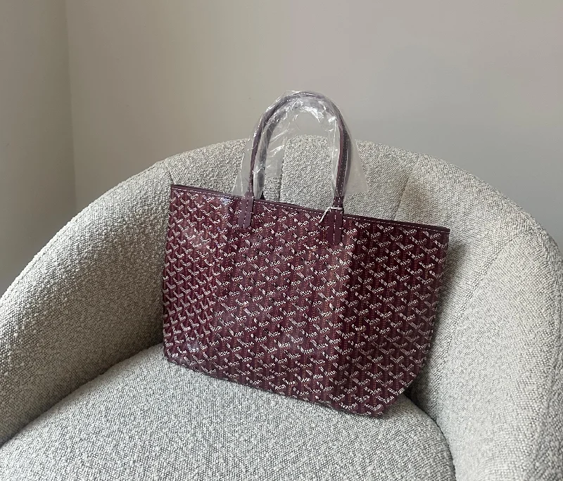 Goyard St Louis PM Tote Bag (Burgundy)