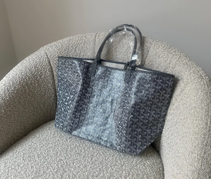 Goyard St Louis PM Tote Bag (Grey)