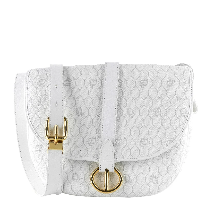 Honeycomb Coated Canvas Crossbody Bag