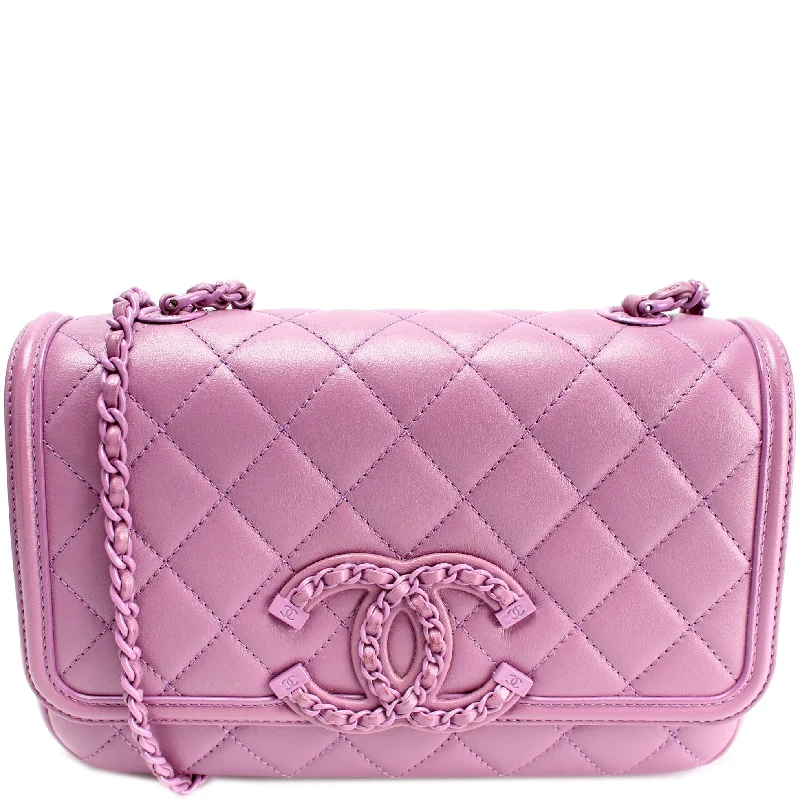 Chanel CC Filigree Flap Bag Small Calfskin 30MM