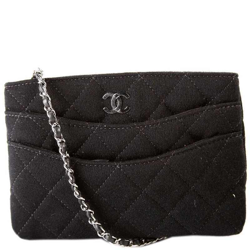 Chanel CC Quilted Jersey Crossbody Uniform