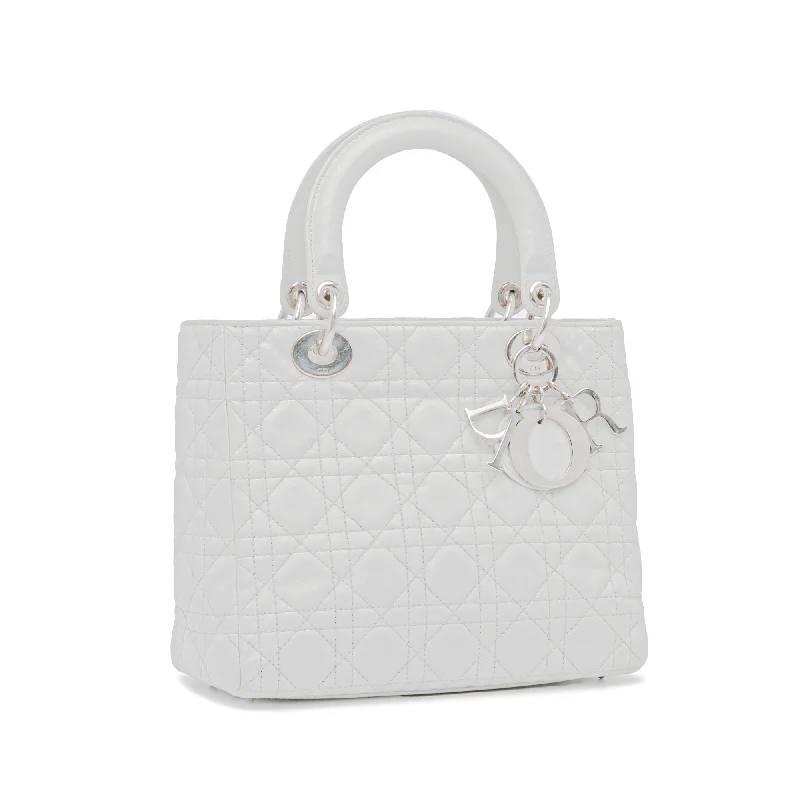 Dior Medium Lambskin Cannage Lady Dior (lMMCjI)