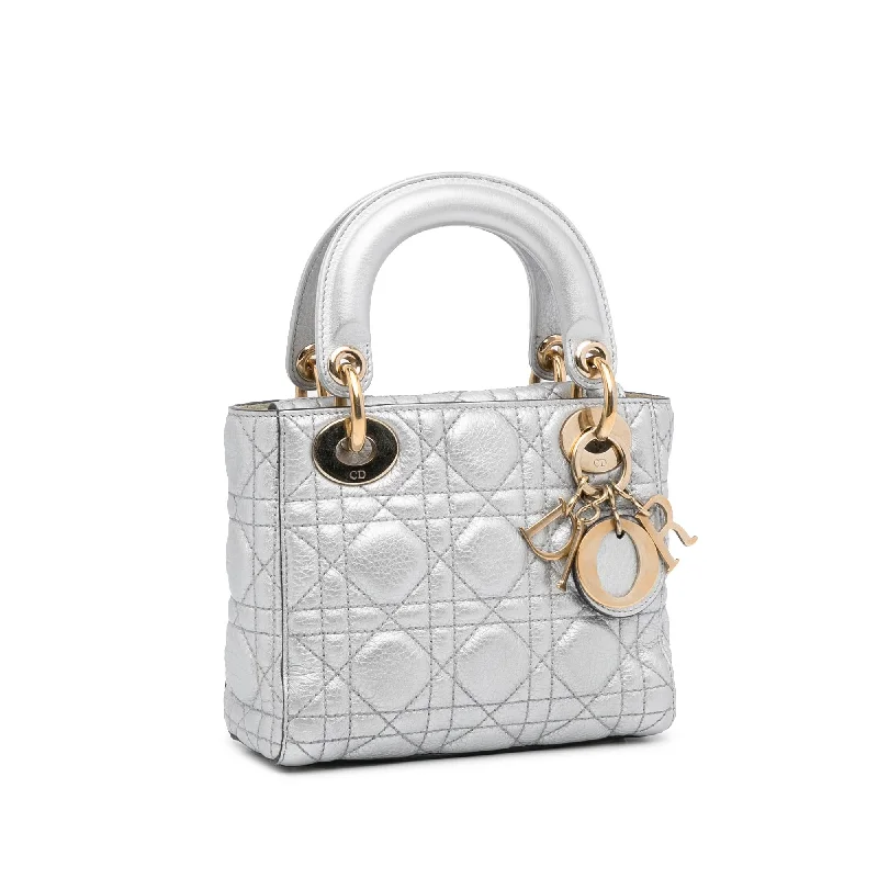 Dior Mini Cannage Lambskin Lady Dior (MzLTwv)